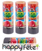 4 Minis canons confettis serpentins anniversaire, image 6