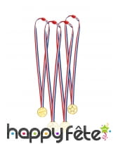4 médailles d'or tricolores
