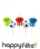 5 Bougies d'anniversaire sur le thème du foot, image 1