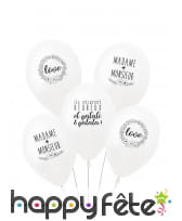 5 Ballons Il était une fois de 27cm