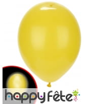 5 ballons jaunes lumineux, image 1