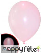 5 ballons lumineux rose, image 1