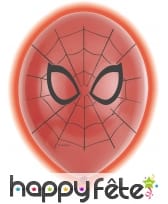 5 Ballons Spiderman rouges lumineux de 28 cm