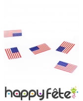 50 Confettis de table drapeau américain, image 2