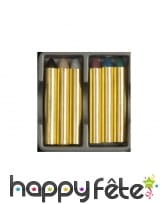 5 crayons gras de maquillage à paillettes, image 1