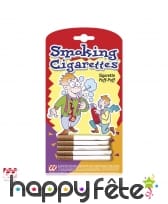 5 fausses cigarettes faisant de la fumée