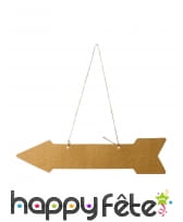 5 Flèches de signalisation en carton Kraft