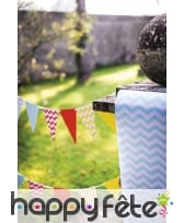 5 Fanions en carton DIY de 15 x 21 cm, image 1