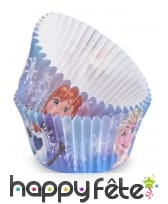 50 Moules La Reine des Neiges pour cupcake de 7 cm