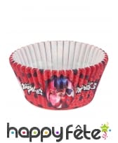 50 Moules Ladybug pour cupcake de 5cm