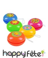 5 petits yoyos colorés de 4cm
