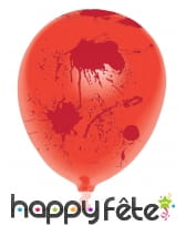 6 Ballons ensanglanté de 25cm, image 1