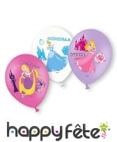 6 ballons princesses Disney