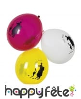 6 Ballons wild west de 25cm