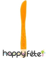 6 Couverts oranges de Halloween, image 3