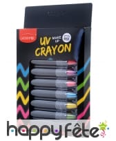 6 crayons UV cosmétiques