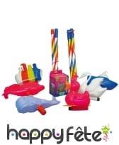 6 flotteurs + 2 cannes a pêche + moteur