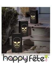 6 Lanternes tête de mort de 28cm