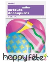 6 oeufs de pâques cartonnés, image 2