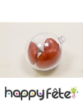 6 Petites boules transparentes à remplir