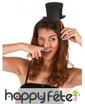 6 photobooth haut de forme noirs, image 2