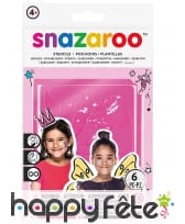 6 Pochoirs motifs filles de la marque Snazaroo, image 4