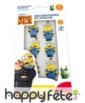 6 petits personnages Minions en sucre, 19g