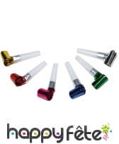 6 sans-gênes métallisés assortis