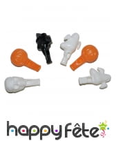 6 Sifflets Halloween de 7cm