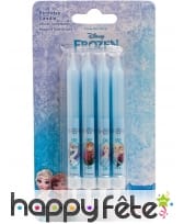 8 Bougies d'anniversaire La Reine des Neiges, image 1