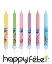 8 Bougies d'anniversaire Mickey Mouse