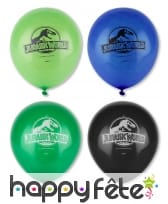 8 Ballons latex Jurassic World de 30cm
