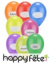 8 Ballons personnalisables