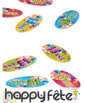 80 Confettis de table d'Anniversaire, image 2