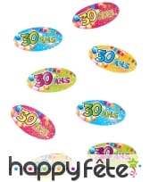 80 Confettis de table d'Anniversaire, image 4