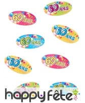 80 Confettis de table d'Anniversaire, image 7