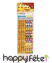 8 Crayons émoticones, image 1