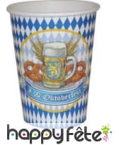 8 Gobelets Oktoberfest en carton