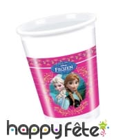 8 gobelets reine des neiges