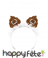 8 Serre-têtes de l'émoticône caca pour enfant