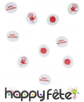 9g de confettis de table ensanglantées, image 1