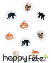 9g de confettis de table pour halloween