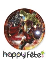 Assiettes Avengers age of ultron, en carton