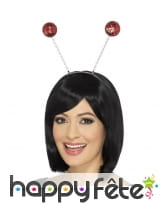 Antennes boules rouges à paillettes, image 1