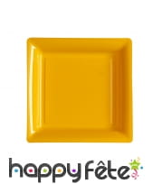Assiettes carrées en plastique de 23,5cm, image 4