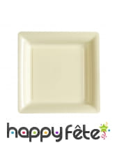 Assiettes carrées en plastique de 23,5cm, image 6