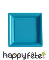 Assiettes carrées en plastique de 23,5cm, image 3