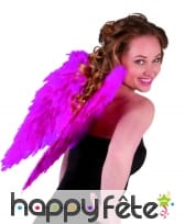 Ailes d'ange rose fuchsia pour adulte, image 1