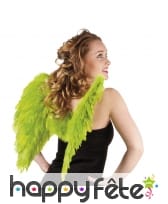 Ailes d'ange vert anis, pour adulte