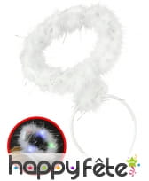Auréole d'ange lumineuse pour adulte
